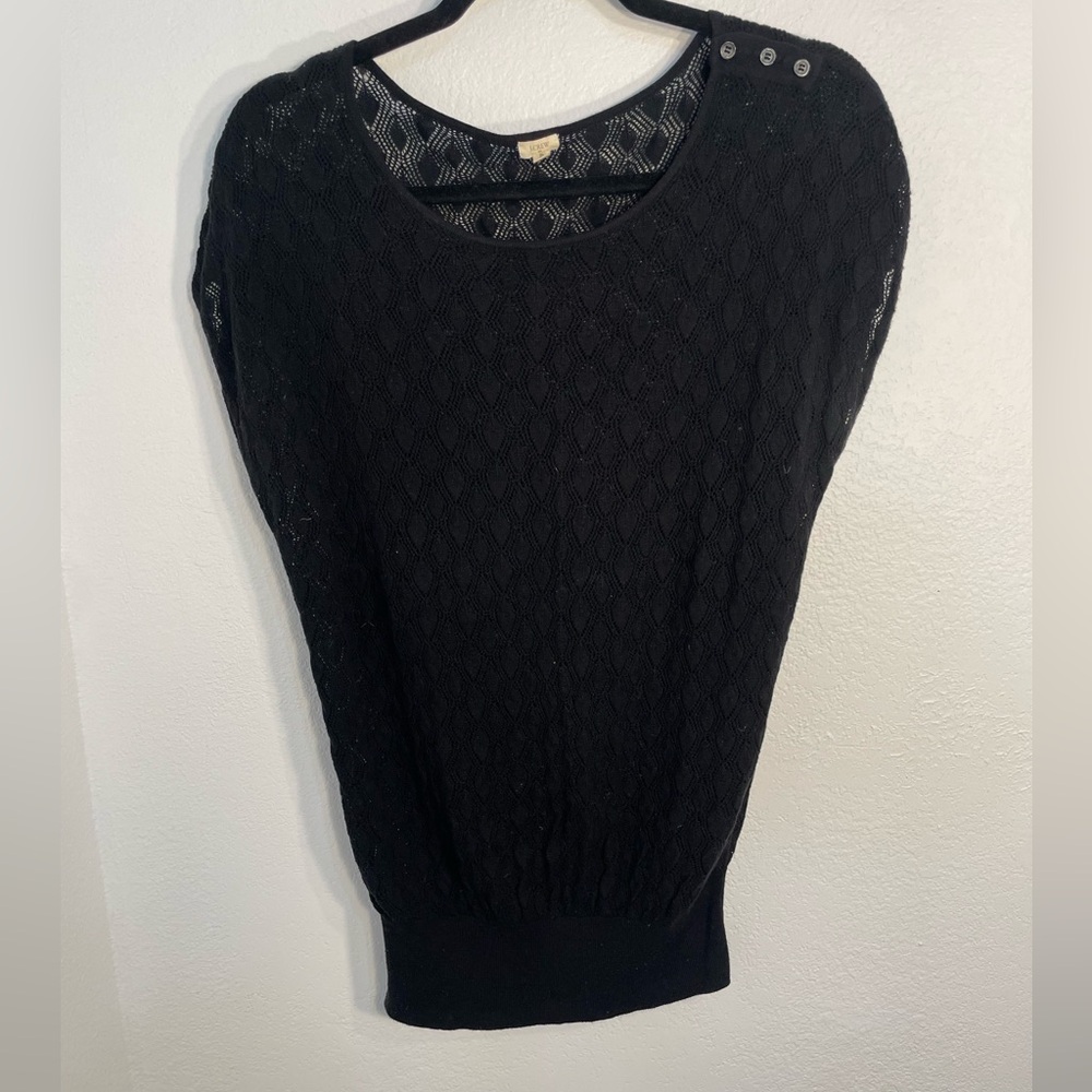 J. Crew Black Women's Crew Neck Sweater